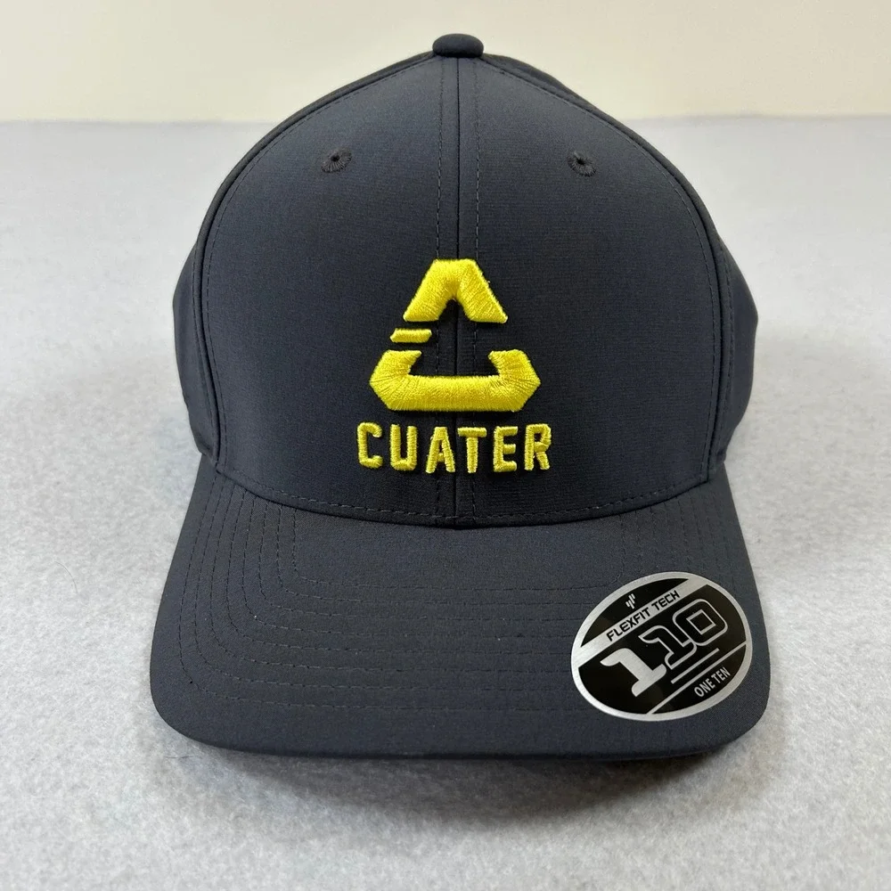 Travis Matthew Cuater Hat Mens One Size Gray Yellow Golf Adjustable Snapback NWT